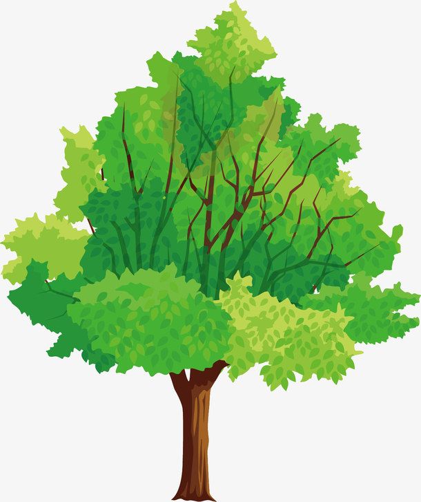 矢量图树元素图片-矢量图树素材下载-万素网