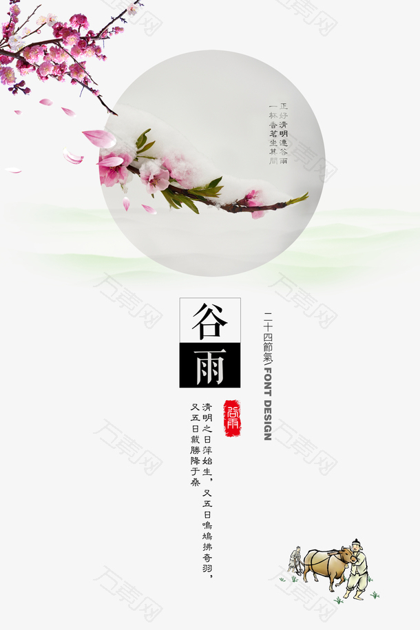 谷雨正好清明连谷雨传统节气