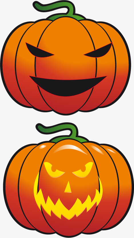 万圣节南瓜卡通
