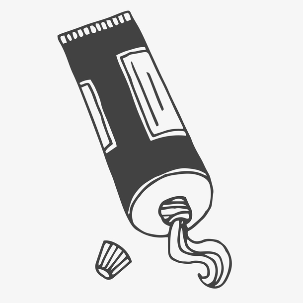 牙膏装饰素材图案