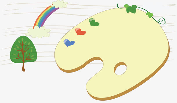 画画卡通海报促销素材画板