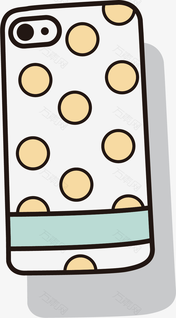 矢量图新型手机照相