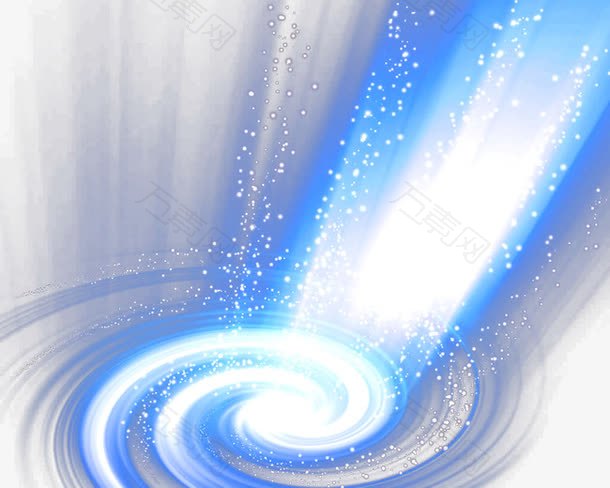 高清蓝色宇宙梦幻星光图片