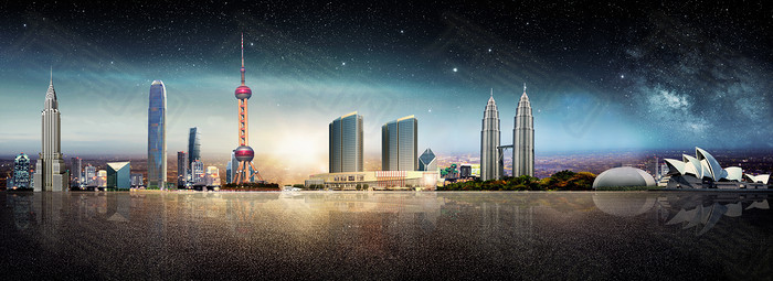 商务科技背景