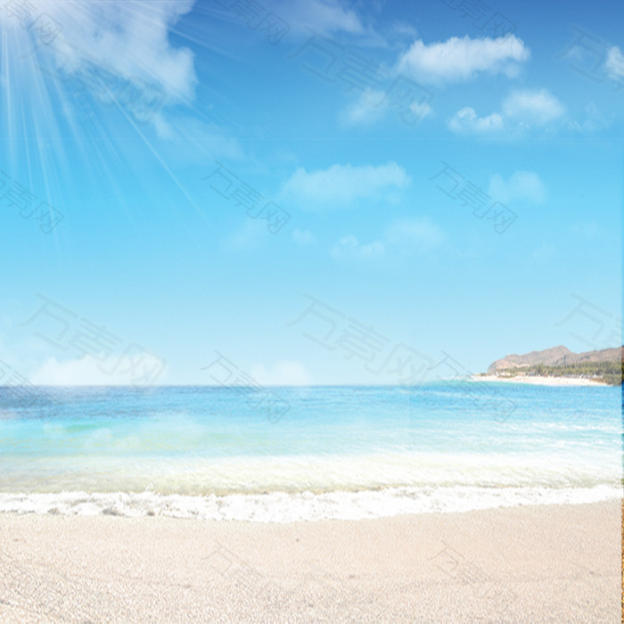 海边沙滩背景