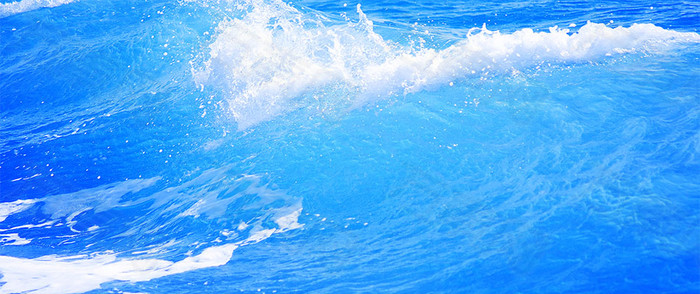 蓝色海浪背景