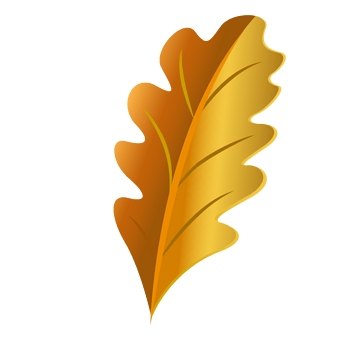 卡通黄色树叶背景