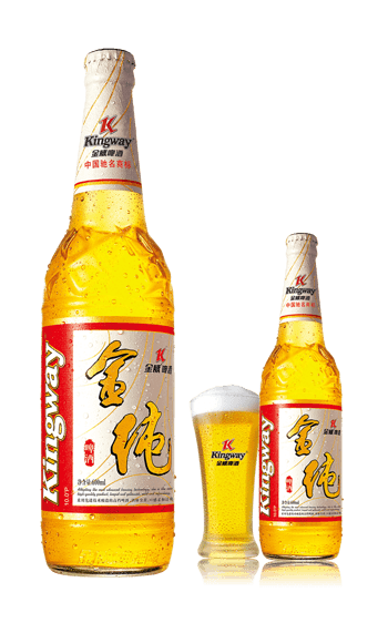 产品实物金纯啤酒