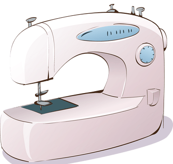 卡通家用电器缝纫机