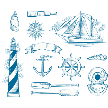 矢量航海素材