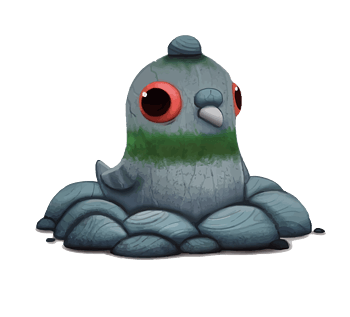 矢量孵蛋的鸽子