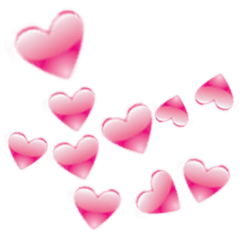 粉色心形