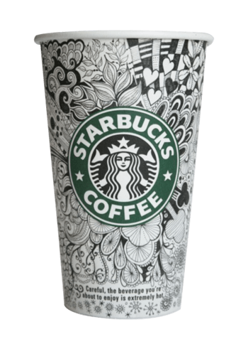 星巴克 咖啡 杯子 巧克力 吸管png元素素材图片下载-万素网