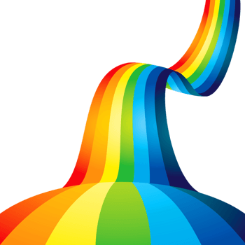 美丽彩虹元素图片-美丽彩虹素材下载-万素网