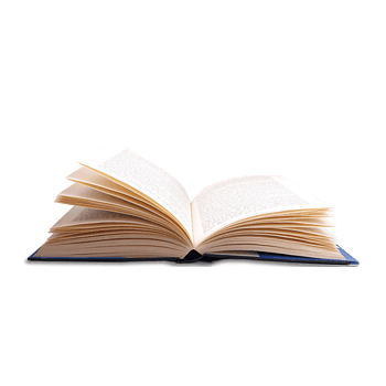 平放摊开的书本和黄色树叶免抠元素图片_元素素材3242345_万素网