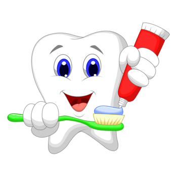 牙齿形象卡通