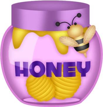 卡通蜂蜜罐