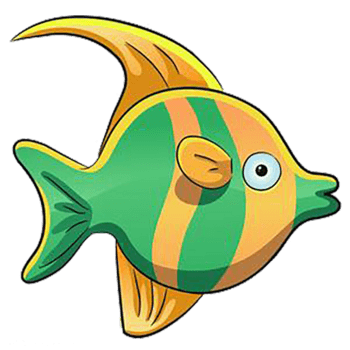 游来游去的卡通罗非鱼