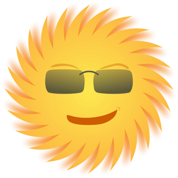 戴眼镜的太阳公公