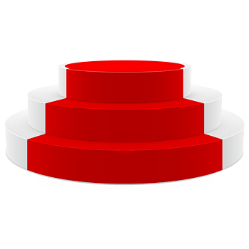 精美领奖台背景矢量素材