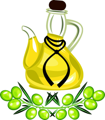 橄榄油油壶卡通图