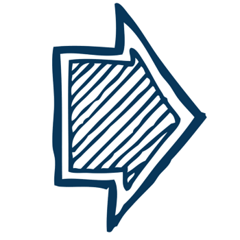 矢量手绘线条箭头