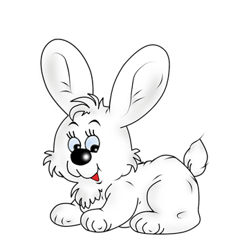 可爱小兔子卡通免抠元素图片-元素素材5957611-万素网