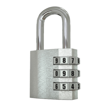 银灰色密码锁免抠元素图片-元素素材3652160-万素网