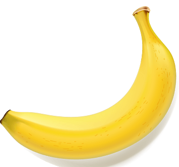 香蕉立体效果图矢量图