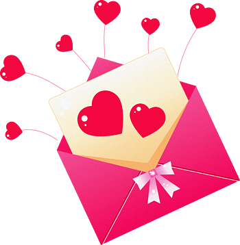 满满都是爱的信封