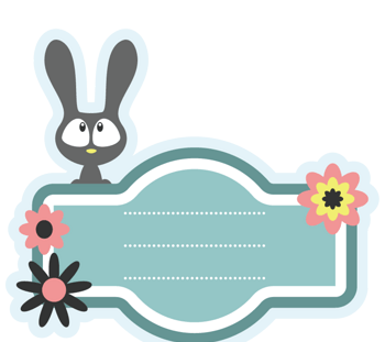 灰色兔子对话框