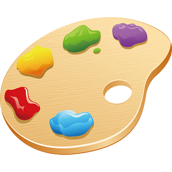 画板装饰矢量设计