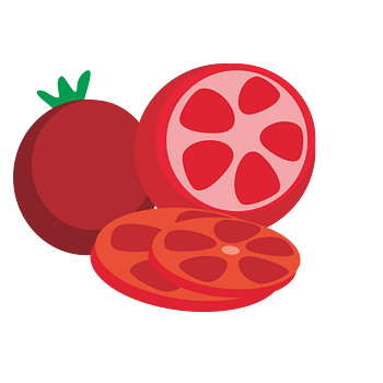 卡通番茄