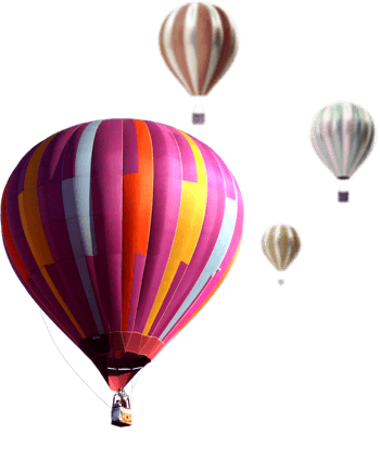 热气球海报素材