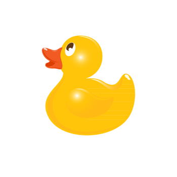 小鸭子卡通矢量素材