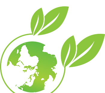 绿色地球矢量图