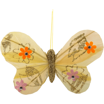 纸扎蝴蝶挂饰