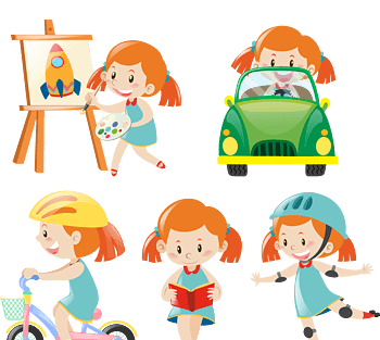 培养兴趣爱好的那女孩子