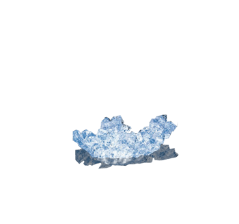 蓝色冰晶