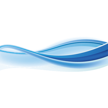 可爱矢量卡通波浪线