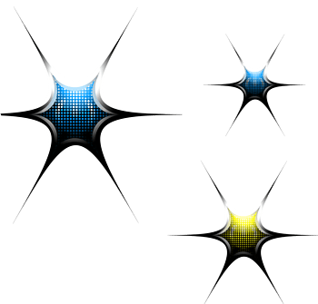 针织花纹六角星拼图