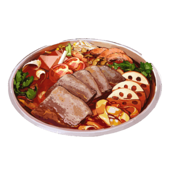 麻辣烫手绘画素材图片