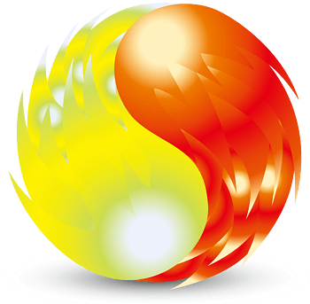 道家太极手绘画素材图片