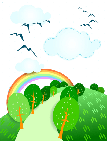 手绘蓝天图片免费下载_手绘蓝天素材_万素网