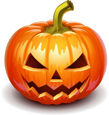 万圣南瓜头矢量