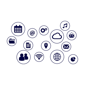 矢量互联网扁平化图标