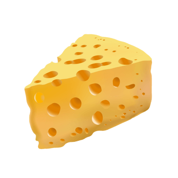 黄色奶酪矢量素材