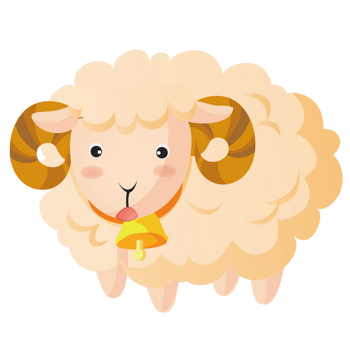 小绵羊图案