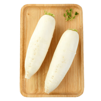 新鲜白萝卜