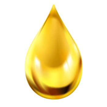 黄金色水滴矢量素材